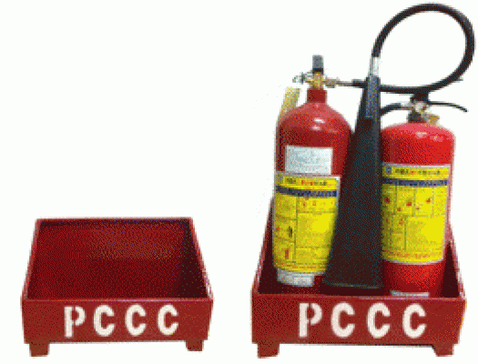  Bracket for portable fire extinguishers