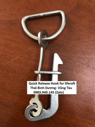 Móc nhả nhanh cho bè cứu sinh- Quick Release Hook for Liferaft